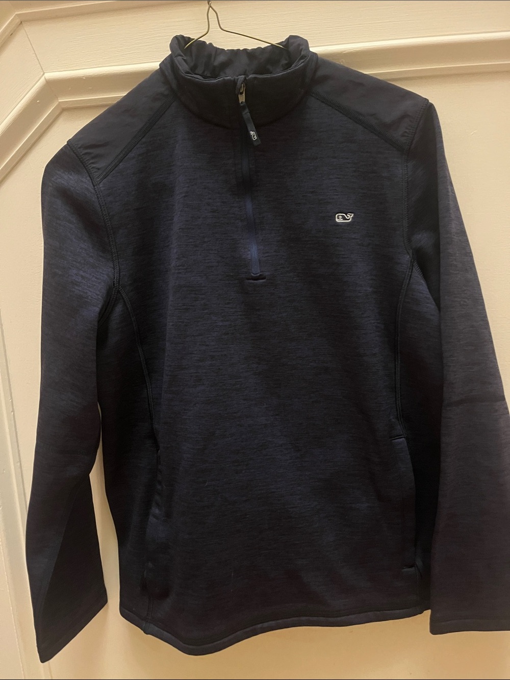 Vineyard Vines Dark Navy Quarter-Zip Pullover